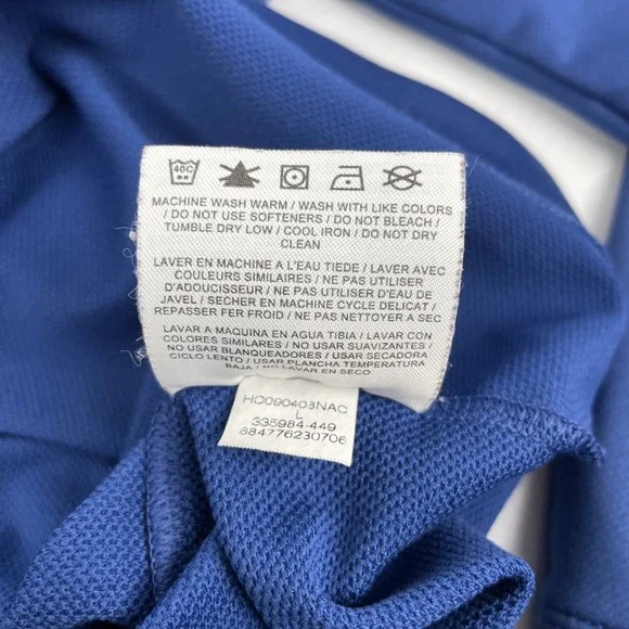 Nike Jacket Men's Size Large Nike Golf Fit Dry Blue Caddying Course Cold Weather - Picture 10 of 16